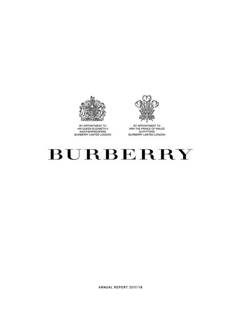 burberry 2017 2018 annual report|burberry annual report 2021 22.